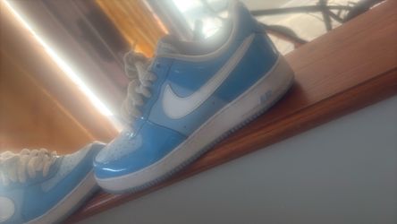 Nike Air Force 1 Low Blue Patent Leather
