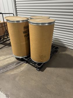 🔥  –Industrial Fiber Drums / Storage Barrels 🔥