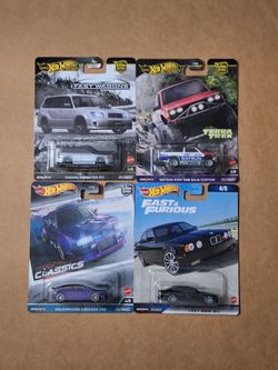 Hot wheels STI VW BMW Datsun Premium car culture