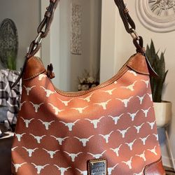 Texas Longhorn Handbag Leather Purse 