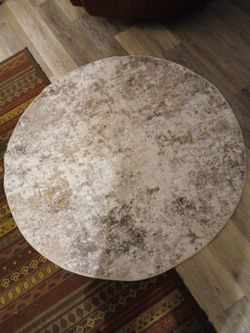 Never used  48" round area rug