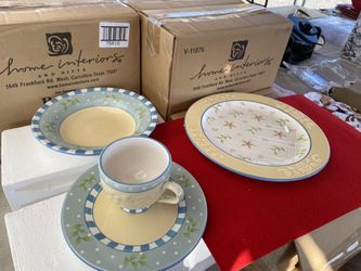 Home Interiors Vajilla De 16 Piezas 80 Nuevo En Caja