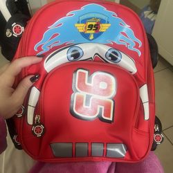 Lightning McQueen Backpack for Kids 🚗