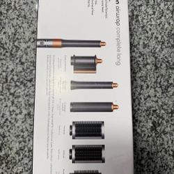 Dyson air wrap silver