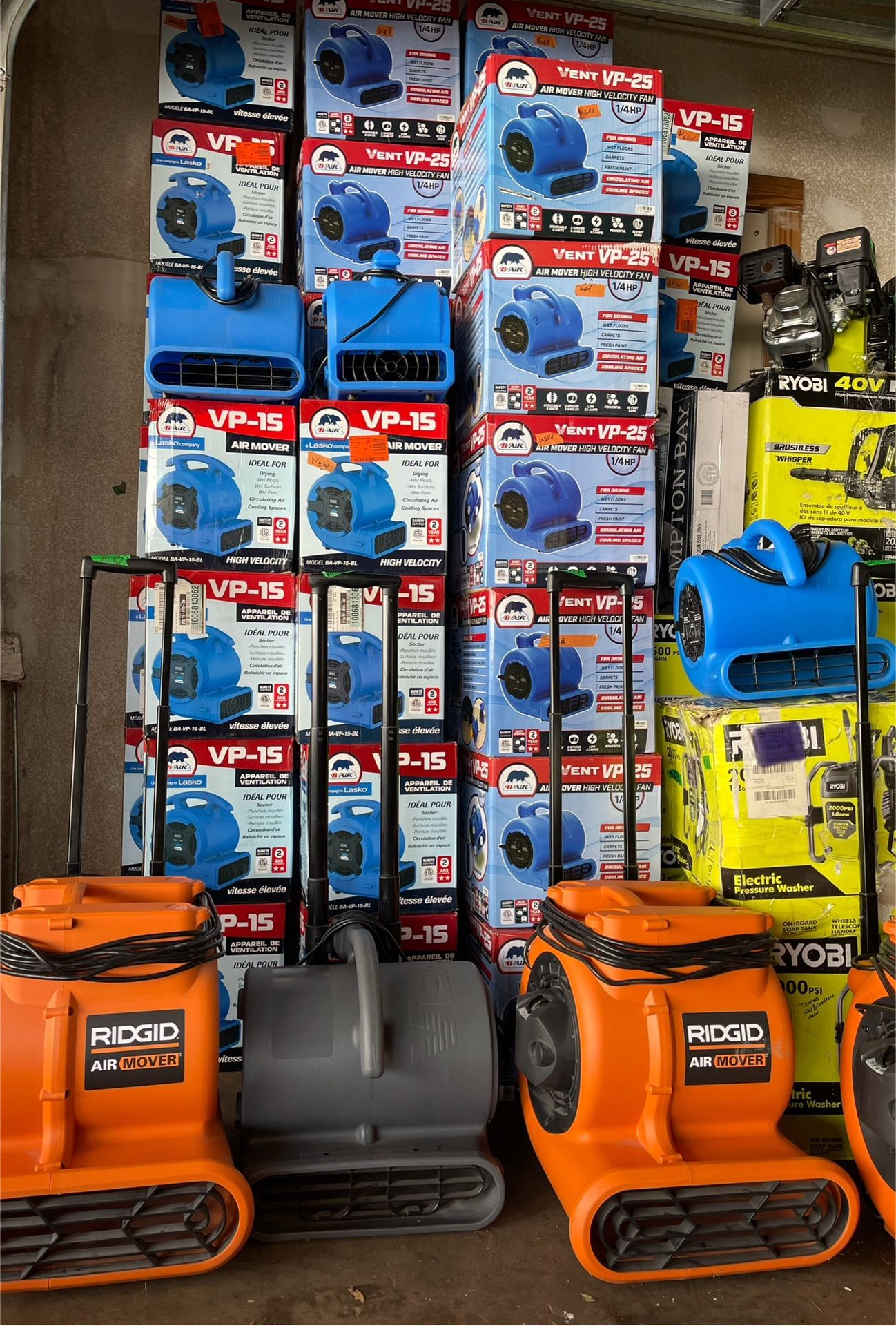 High Velocity Air Movers