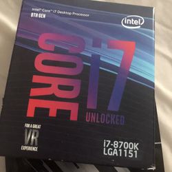 COMBO! Intel i7 8700k, Motherboard and 32GB RAM 