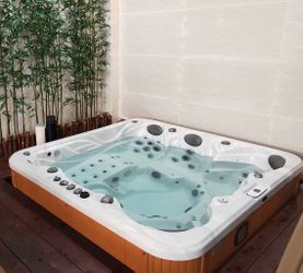 Large Outdoor Hot Tub with Jets