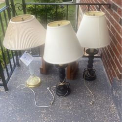 Lamps & Table