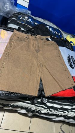 Studded Denim Shorts Size 34