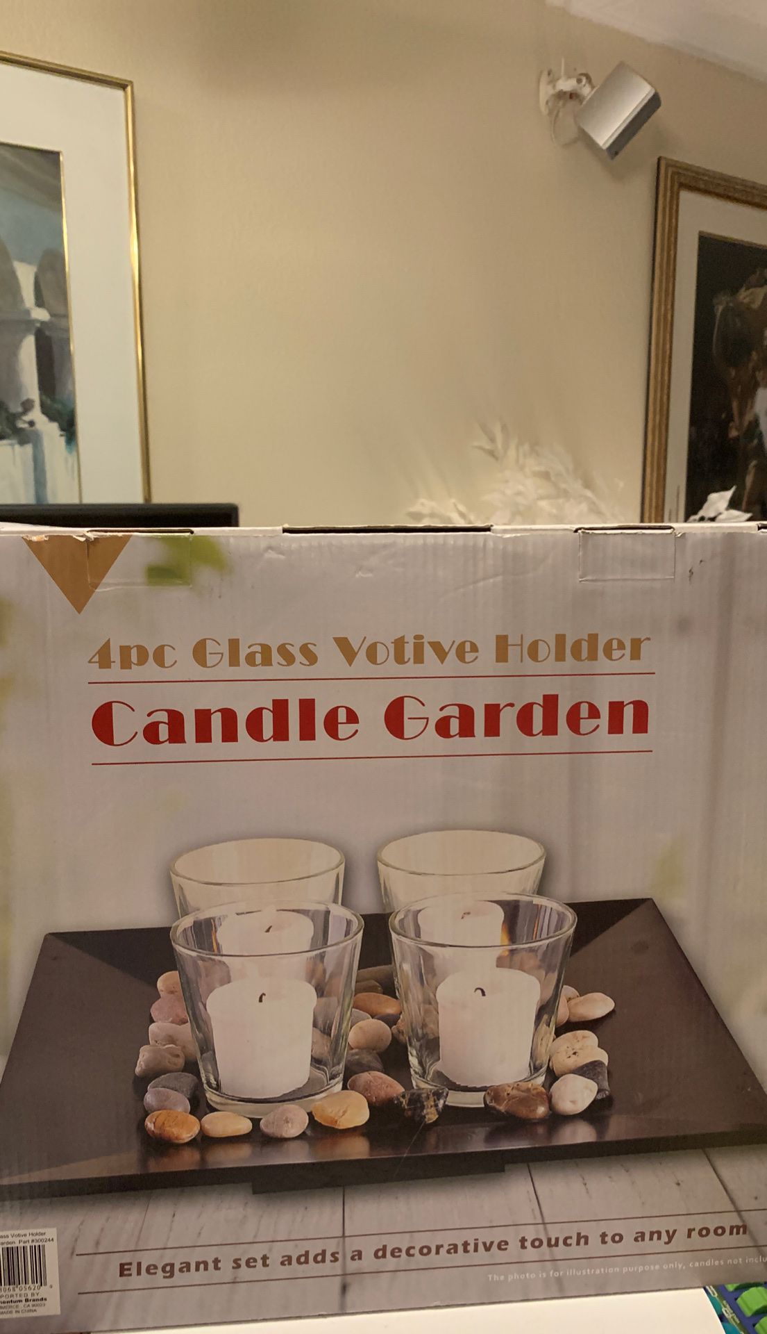 Candle Garden 4 pieces Glass Votive Holder