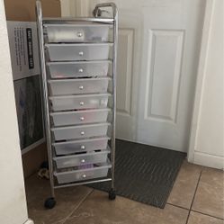 Compartment Cart With Wheels