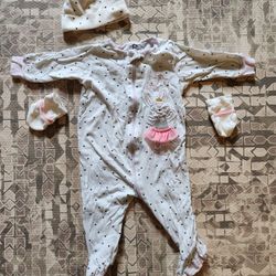 Gerber 3-6M Ballerina Bunny