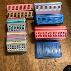 30 Plastic Organizing Containers 
