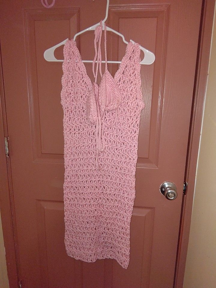 Crochet Bikini Top And Dress