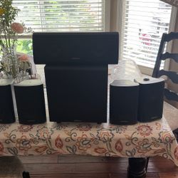 AudiosourceSurround sound speaker system and Yamaha  receiver