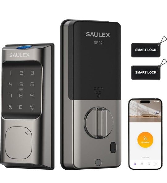 SAULEX DB02 SMART LOCK SUPPORT APP REMOTE