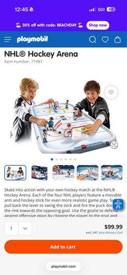 NHL Playmobil Hockey Arena