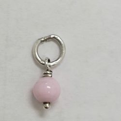 James Avery Sterling Silver Glass Bead Enhancer Charm