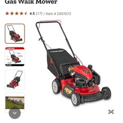 Troy Bilt Gas Powered Lawnmower 