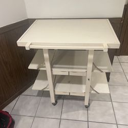 Portable Folding Island Table 