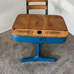 Vintage School Desk