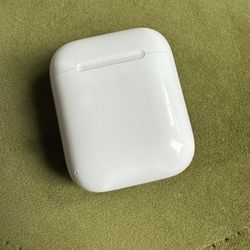 White Airpods case