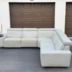 Couch/Sofa Sectional - Leather - 3 Recliners - Delivery Available 🚛