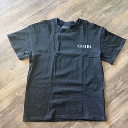 Amiri Leaf Black T-Shirt