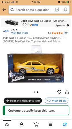 Fast and the furious car collection jada (NEW)