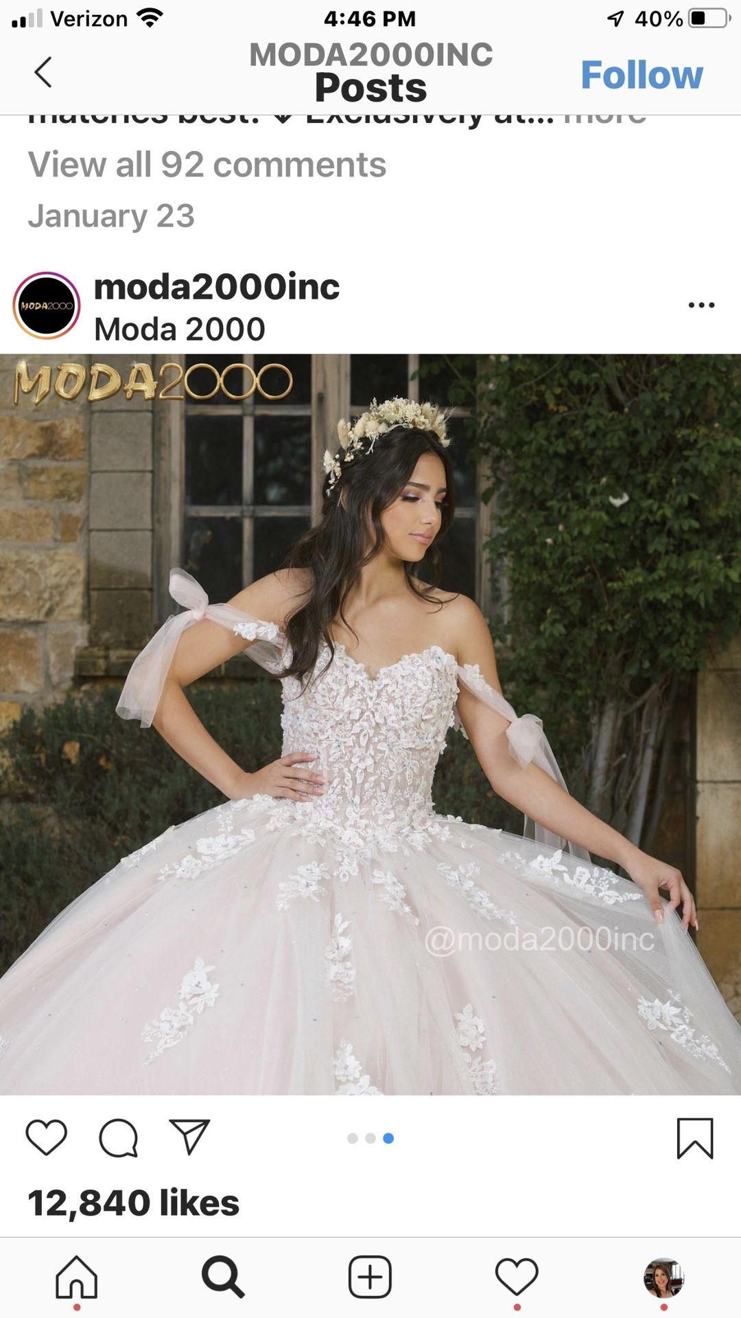 Moda 2000 Exclusive - Quinceañera Dress
