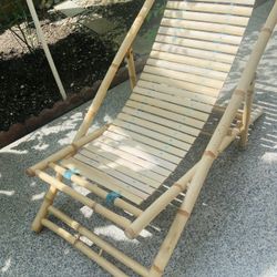 Bamboo Folding lounge chair