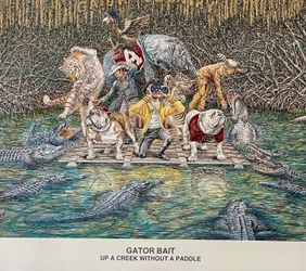 Florida Gators Signed & Numbered Steve Ford Framed Print