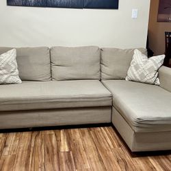 Sleeper Sofa/Couch With chaise - L shape