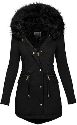 Woman's And Men's Winter Coats And Shoes