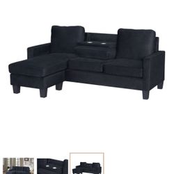 Sectional Sofa With Cup Holder 