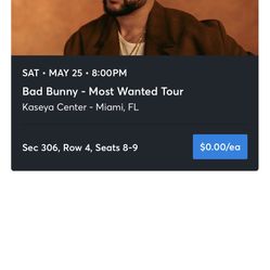 Bad Bunny Tickets