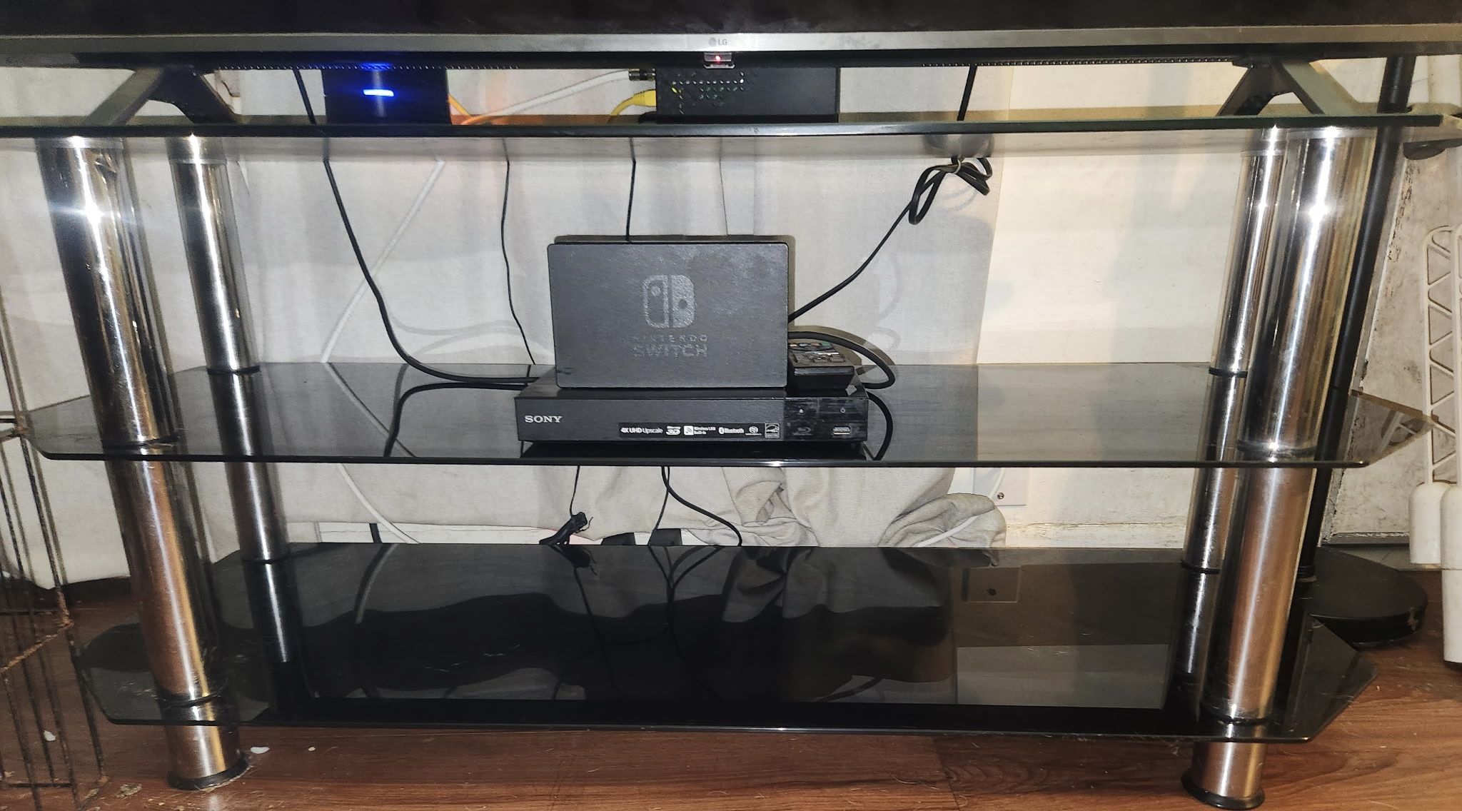 Glass TV Stand