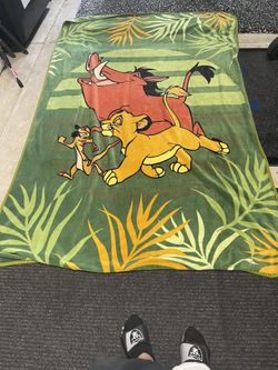 Lion King Disney Throw Blanket Size 86 L X 56 W