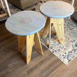 Mae Matthew Woodwork End Tables