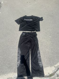 Chrome Hearts Football Jersey And Matching Bottoms 