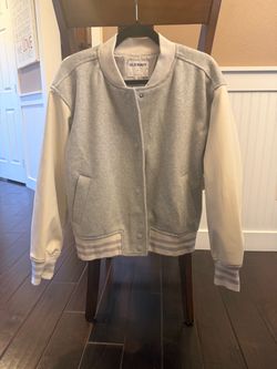 New gray bomber jacket