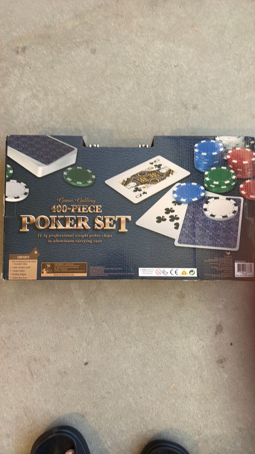 400-piece poker set