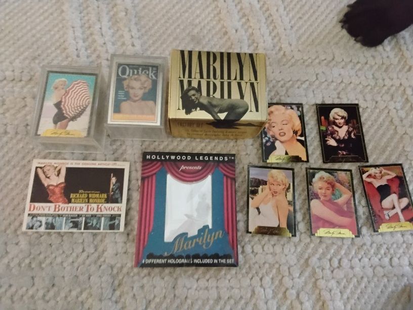 Marilyn Monroe Collecter Cards