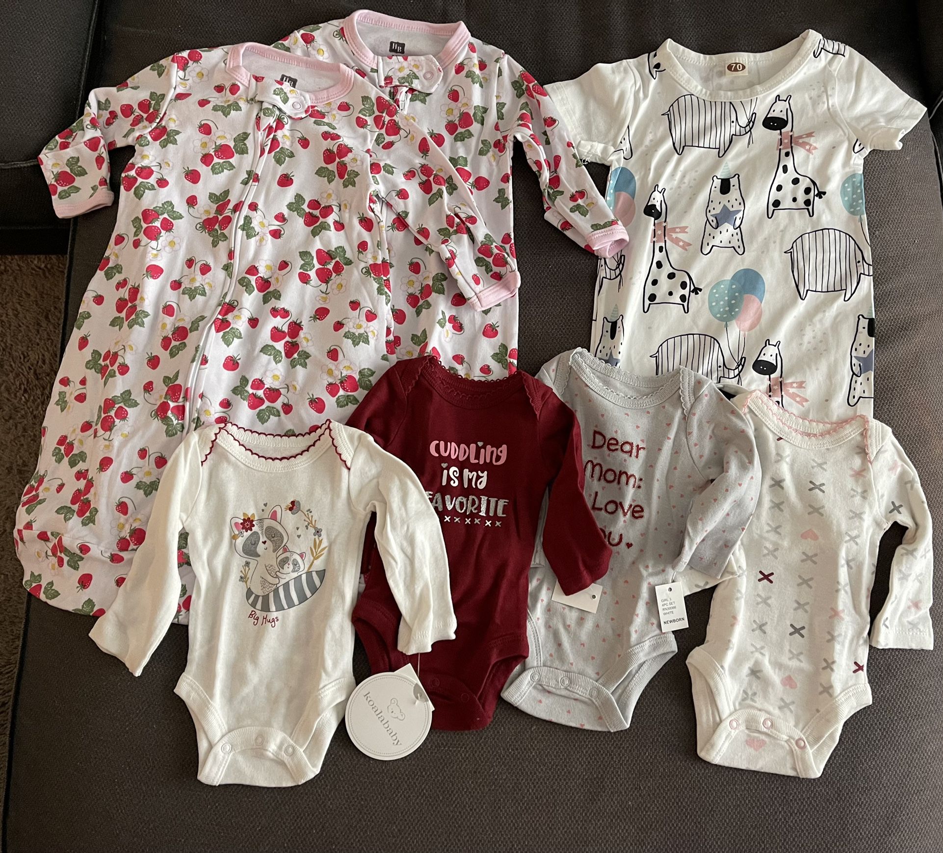 Newborn Baby Girl Clothes (0-3 Mos)