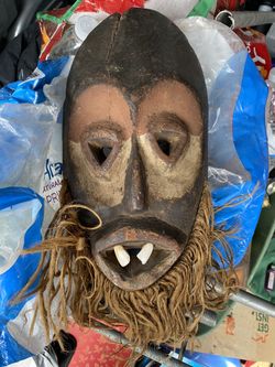 Vintage 3rd Quarter Mask From Liberia