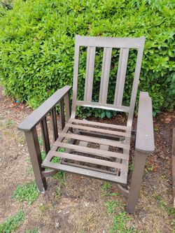 Metal framed chair