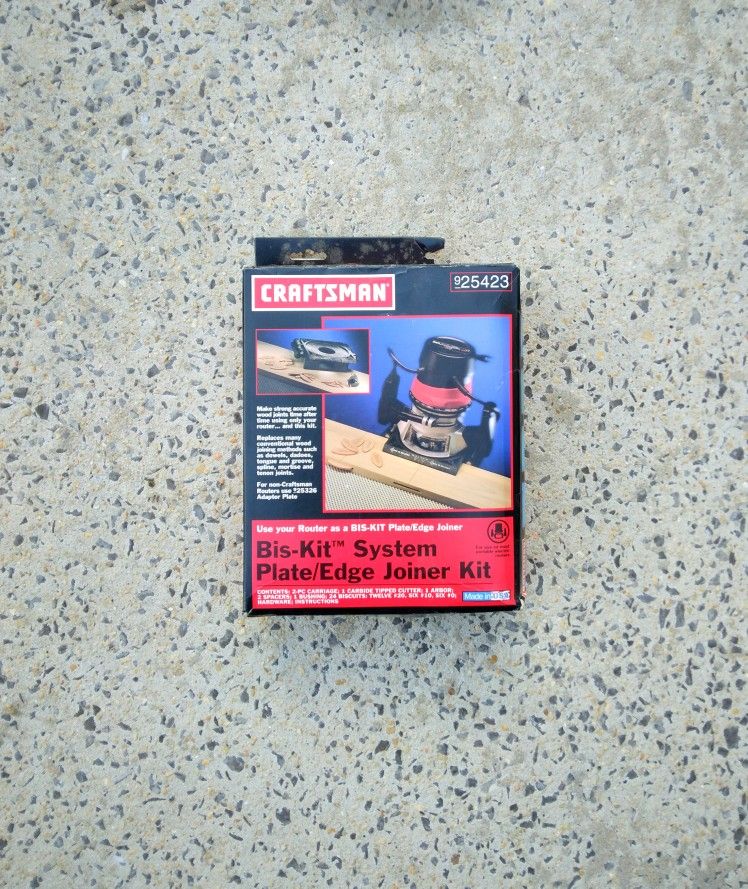 Craftsman Bis-Kit System Plate/Edge Joiner Kit