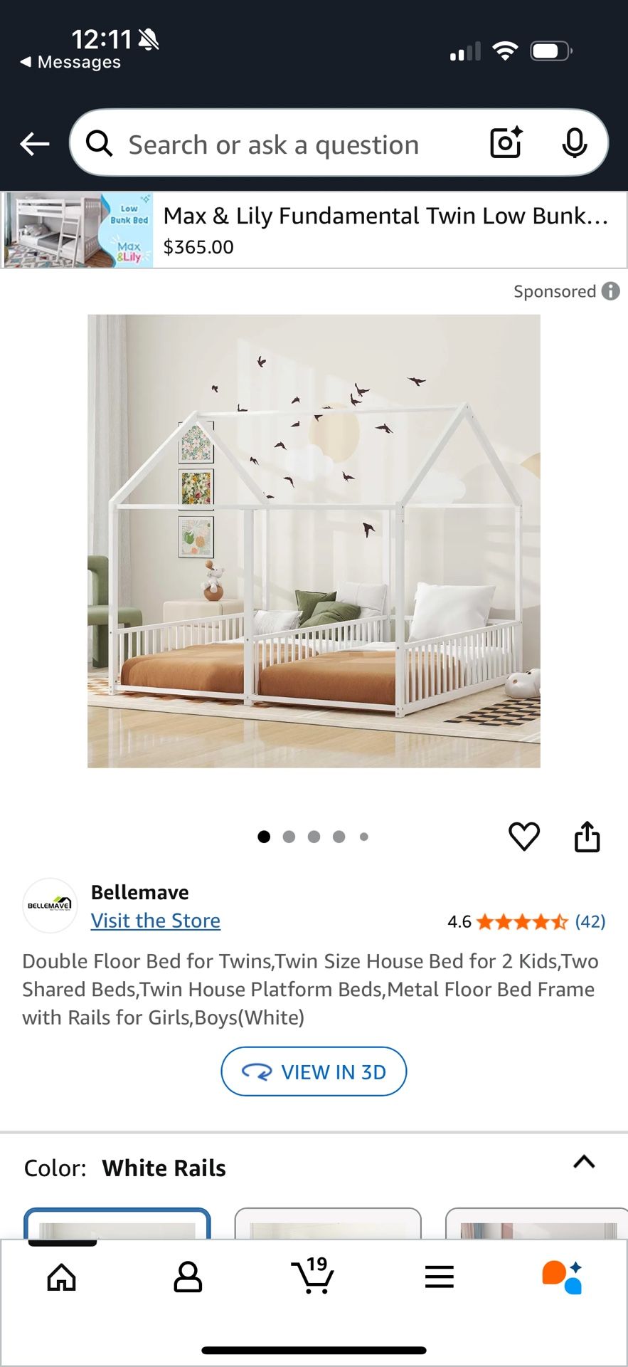 Twin Bed