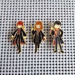 Harry Potter Enamel Pins Set of 3