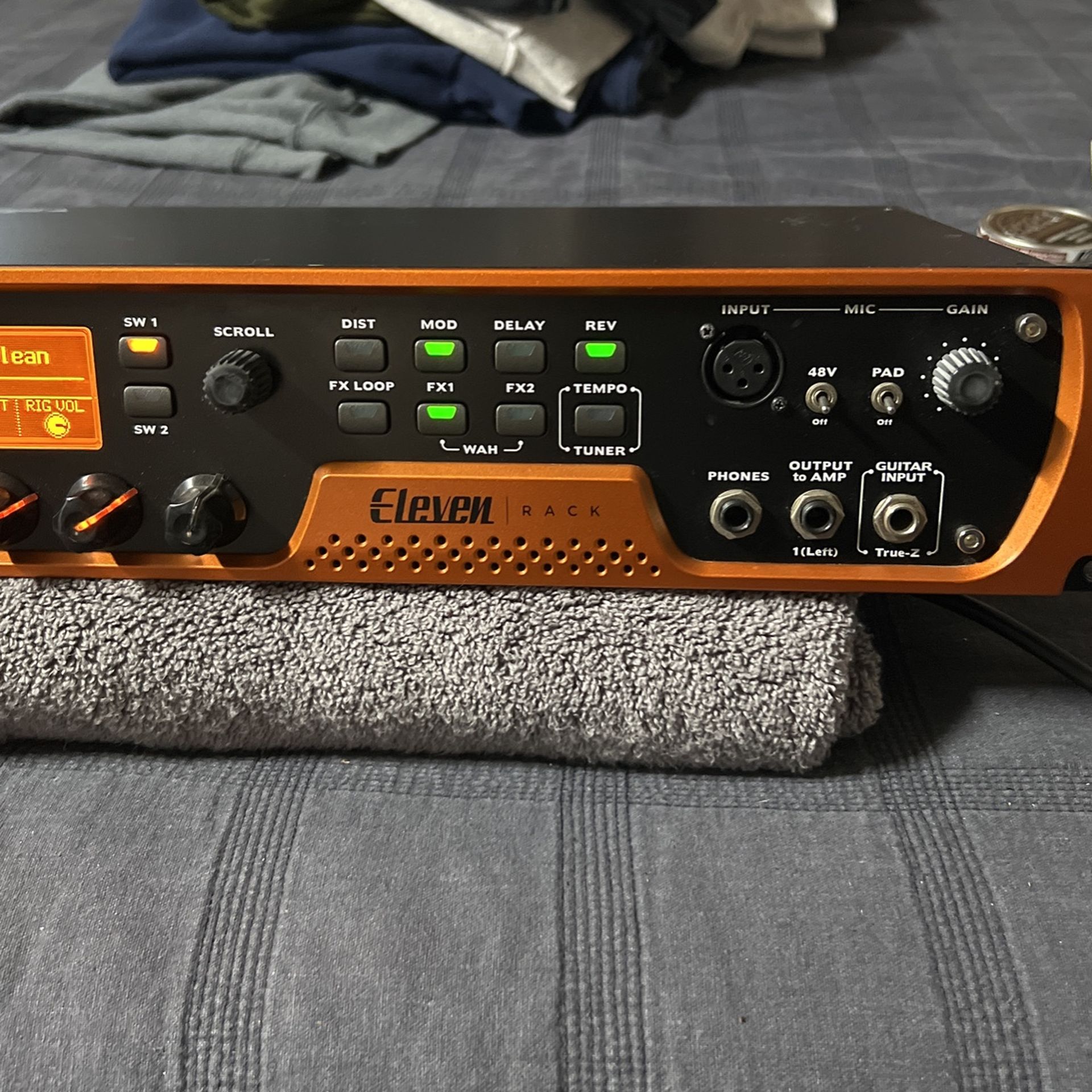 Avid Eleven Rack Guitar MultiEffects Processor and Pro Tools Interface